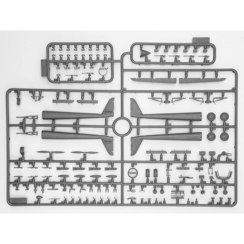 ICM Fw German Attack Aircraft Plastic Model Kit 72290 1/72 Focke-Wulf 189C/V-6 (Airplane)