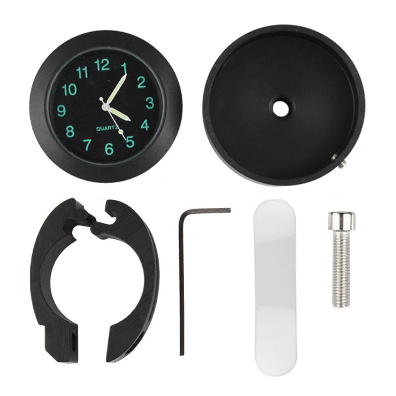 Luminous Clock Handlebar Mount For Motorcycle Scooter Bicycle Handlebar Watch