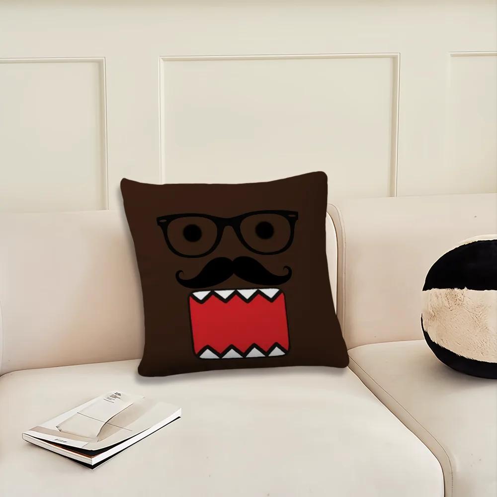 

Мультяшный Домо-кун Милое украшение Комната Дом Диван гостиная Офис Автомобиль Скандинавская простота Наволочка 40x40cm 16x16in