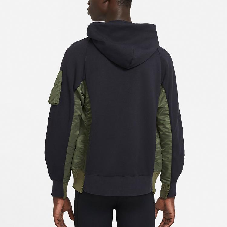 Nike x Sacai Hoodie Pitch Blue Unisex Tops CW2419-475