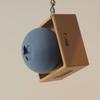 Cartoon Simulation Blueberry Keychain Mini 3D Printed Key Chain  Backpack Accessory