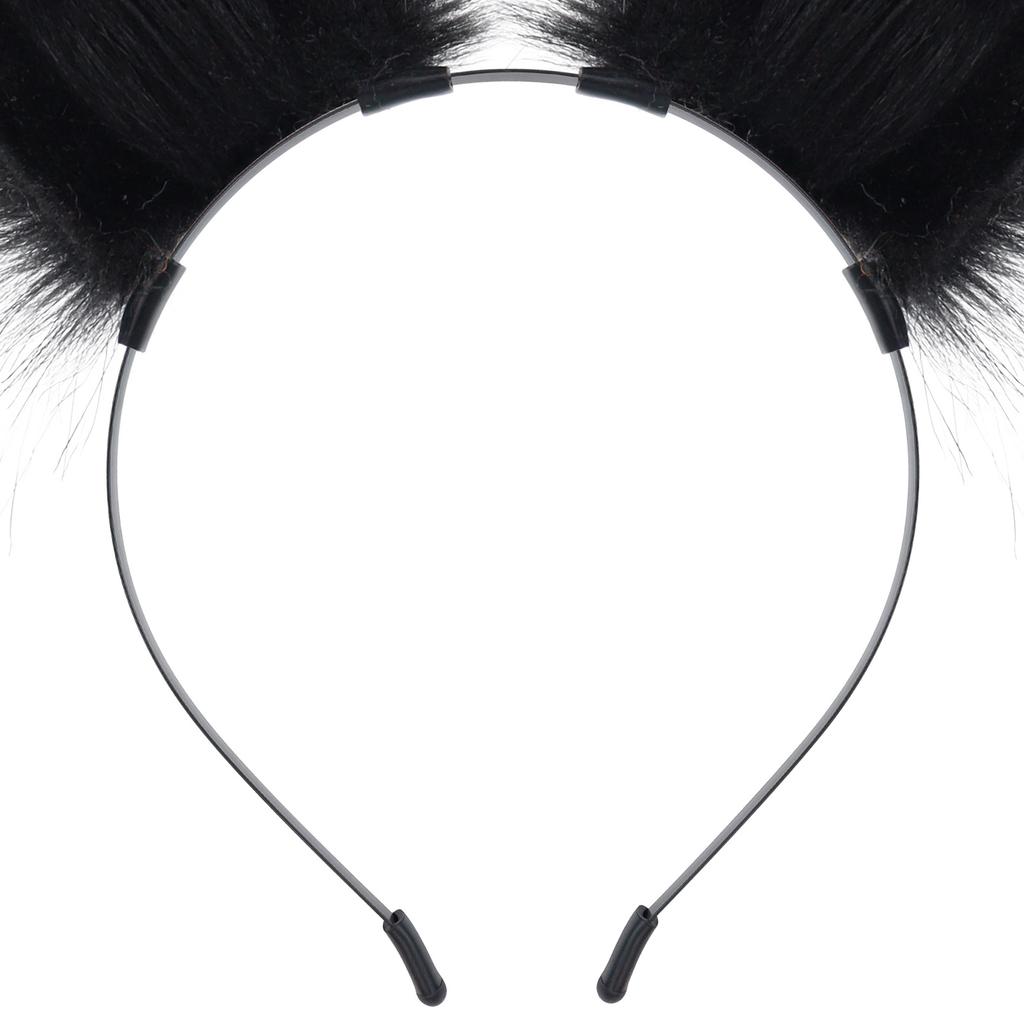 Simulated animal ear headband cosplay handsome rabbit ear hair accessories handmade plush rabbit ear headband accessories