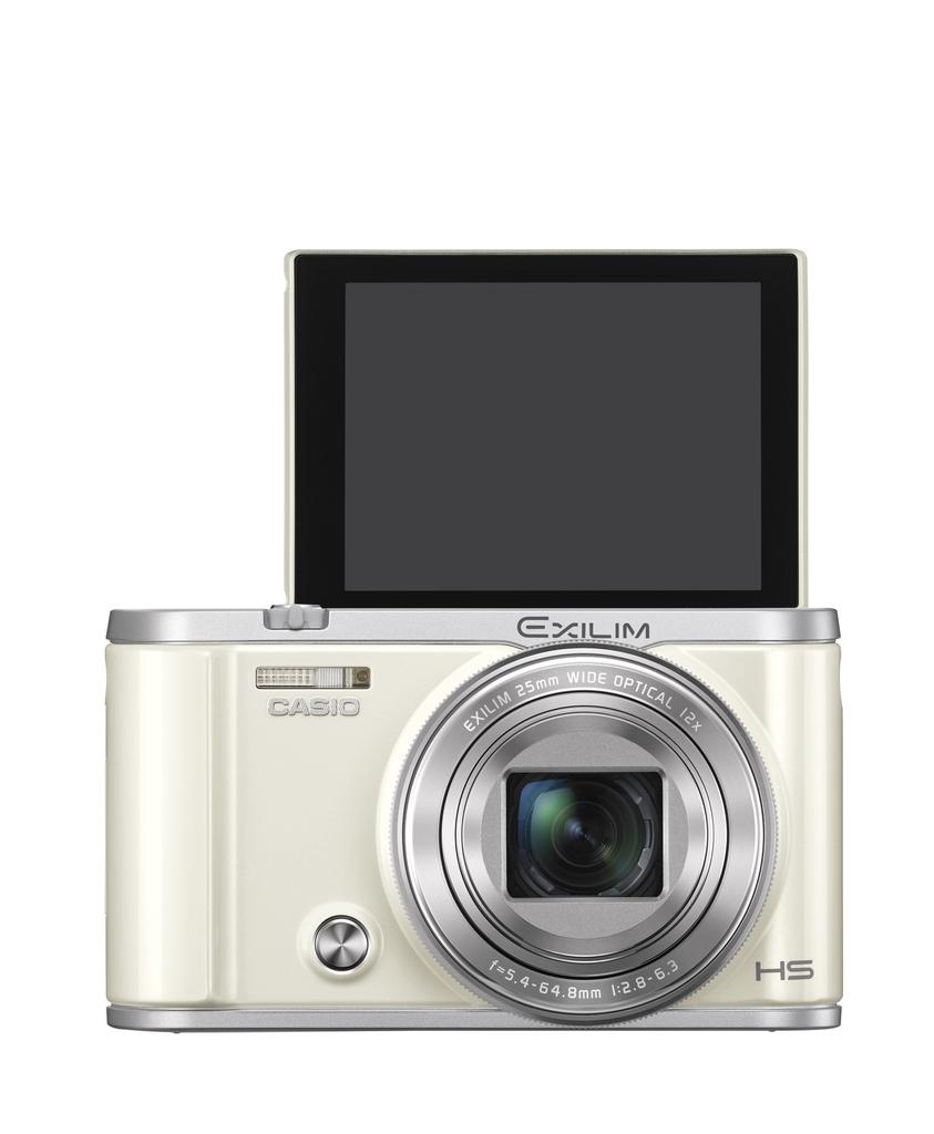 CASIO Digital Camera EXILIM Easy selfie and group shots with automatic transfer to smartphone EX-ZR3200WE