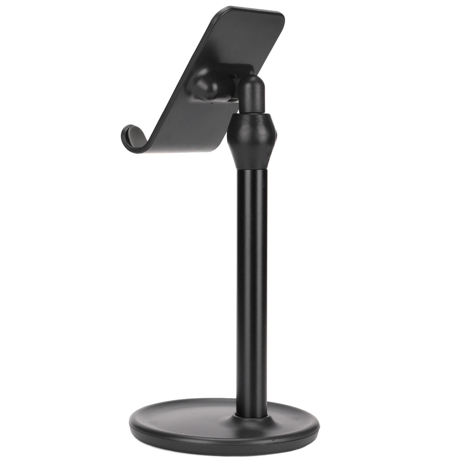 

Держатель для телефона из алюминиевого сплава, регулируемый на 45 градусов, удобный дизайн, подставка для сотового телефона, черный чёрный