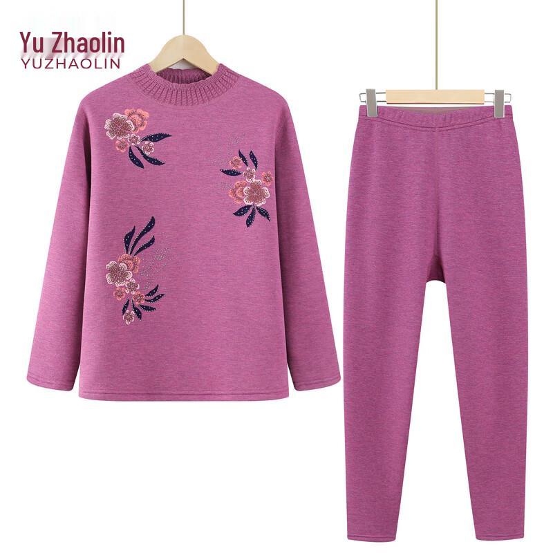 

YUZHAOLIN Женский термокомплект из флиса больших размеров 4XL (Suggested 140-155 jin)