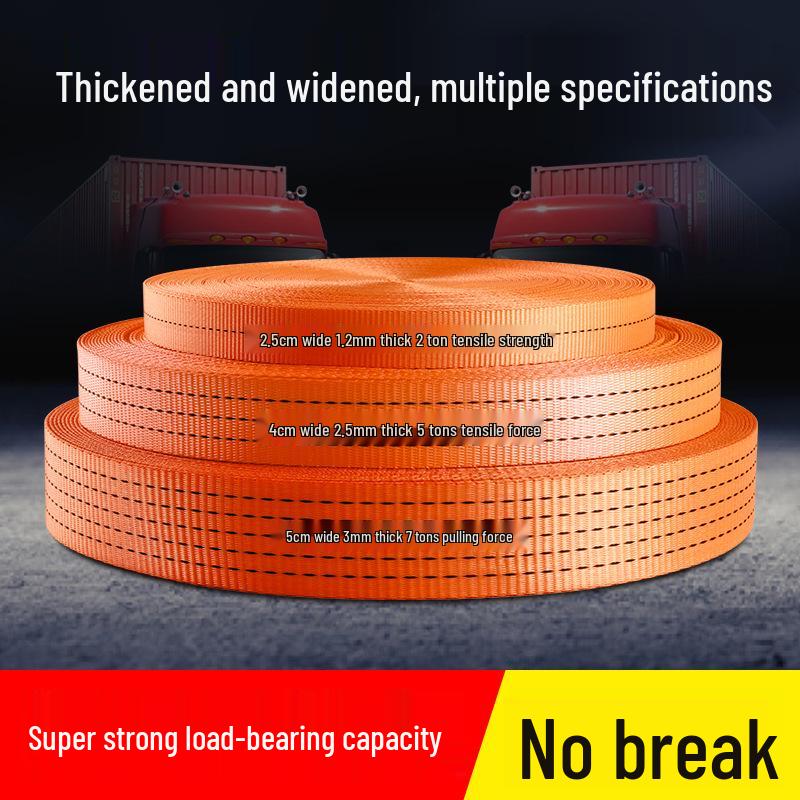 Truck Cargo Tow Rope: Durable, Wear-Resistant Polyester Webbing Strap