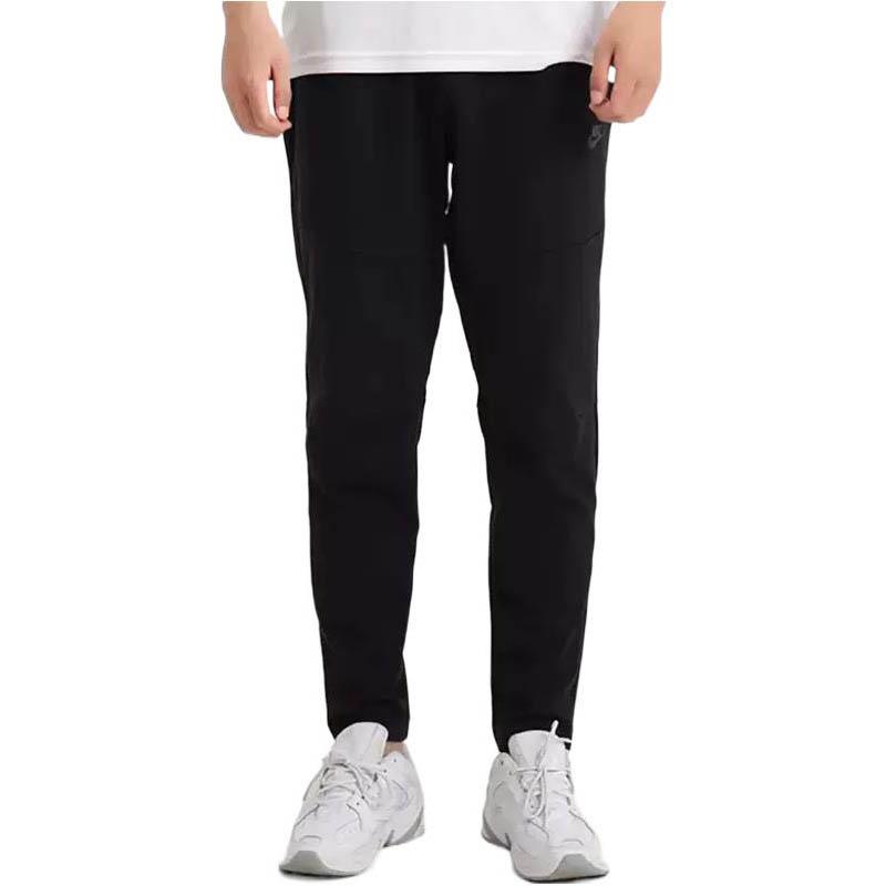 Nike Logo Print Solid Color Loose-Fit Sweatpants Men Bottoms Black DR9090-010