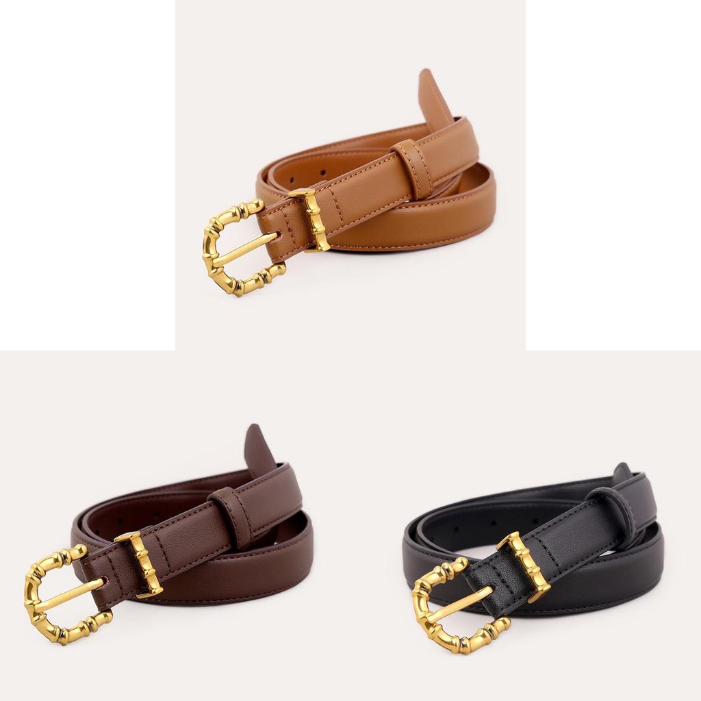 Echter Leder Damen Gürtel Mit Dornschließe Für Kleider Und Jeans Stilvolles Accessoire