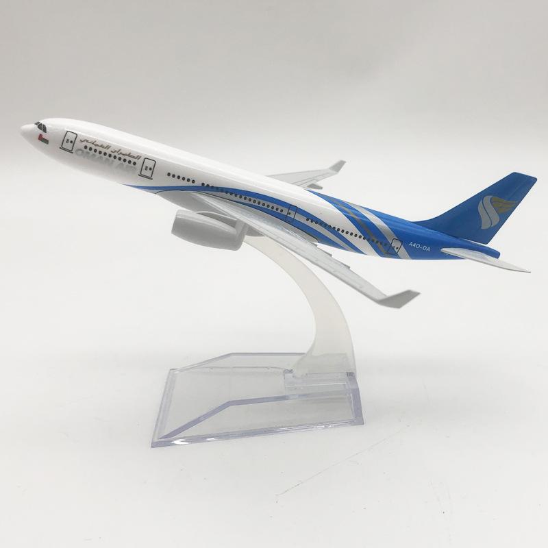 

16CM Alloy Aircraft Model Oman Air 330 Collectible With Landing Gear Children s Toy Gift
