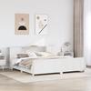 VidaXL Bed Frames Without Mattress White 180x200 Cm Solid Pine Wood 3323642