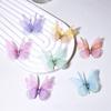 50 Stück Doppellagige Organza Stoff Schmetterling Applikationen Kleidung Nähflicken Braut Haaraccessoires