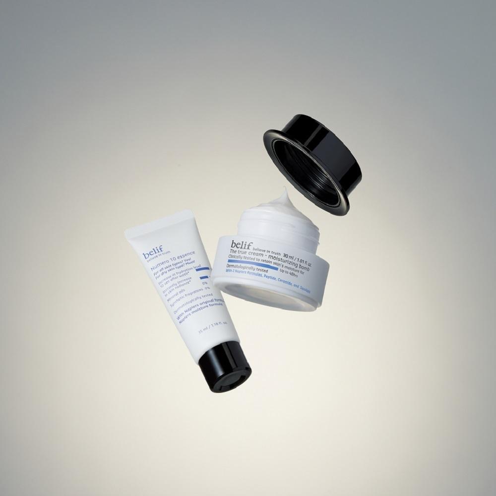 Belif [moisture Moisturizing Bomb] Belif Aqua Balm  Moisturizing Balm 30ml Plan  + Numero 10 Essence 35ml 