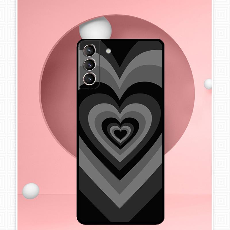 Colorful Heart Circle Love Case For Samsung Galaxy S25 Ultra S20 S21 S22 S23 S24 Ultra S9 S10 Plus S25 FE Cover Funda