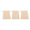 3PCS Portable Diaper Bags with Zipper Water Proof Reusable Baby Diaper Organizer Stroller Hanging St