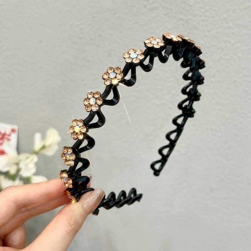 Bandă de Păr pentru Copii Fată Celebritate pe Internet Bandă de Păr Împletită Accesorii de Păr Diademă Bandă de Păr Prințesă
