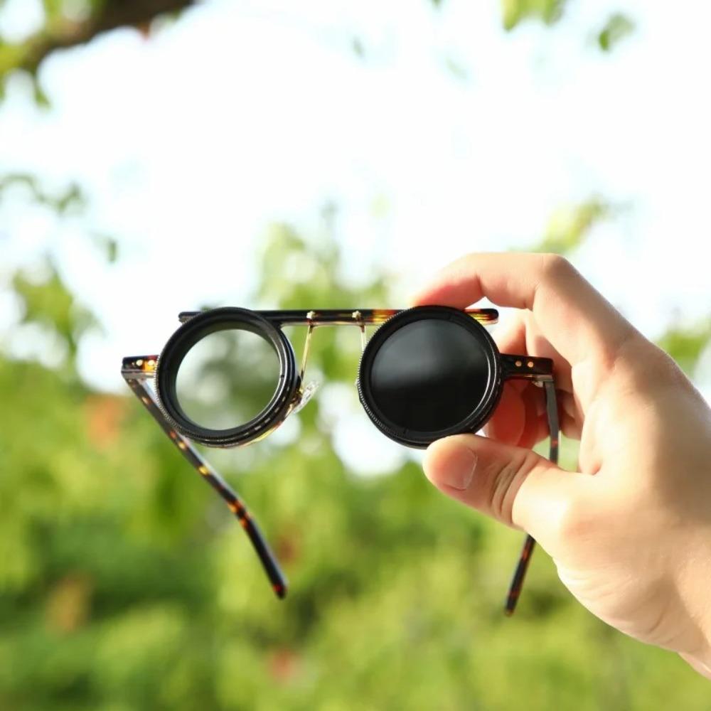 ND2-400 Adjustable Dimming Glasses 9 Level Sun Glasses New Polarized Sunglasses  Driving