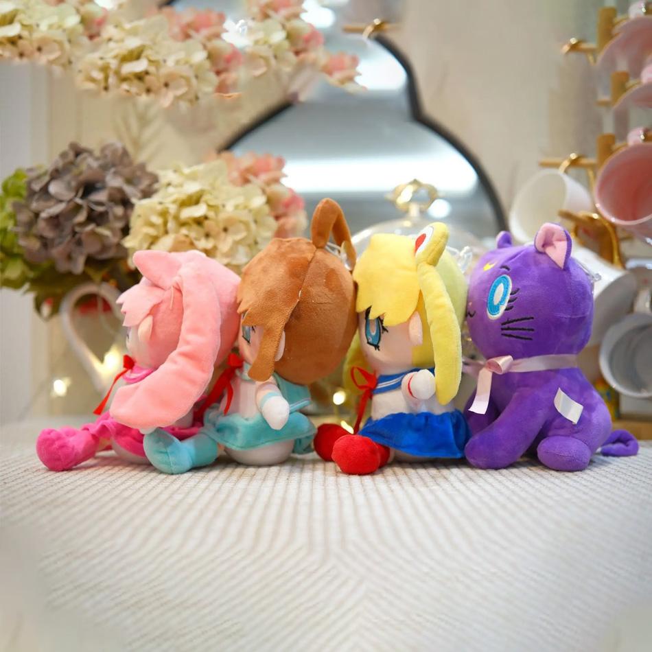 Japan Anime Sailor Moon Plush Toys Tsukino Usagi Kaiou Michi Stuffed Doll Girlish Room Decor Stuffed Kawaii Gifts For Girlfriend