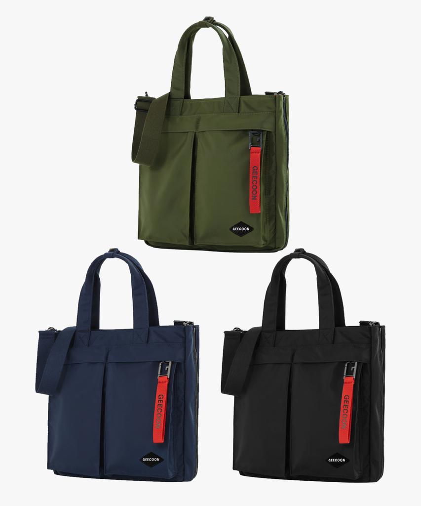 Geecoon Nylon Top Handle Utility Work Tote Bag Gee238-708 Khaki