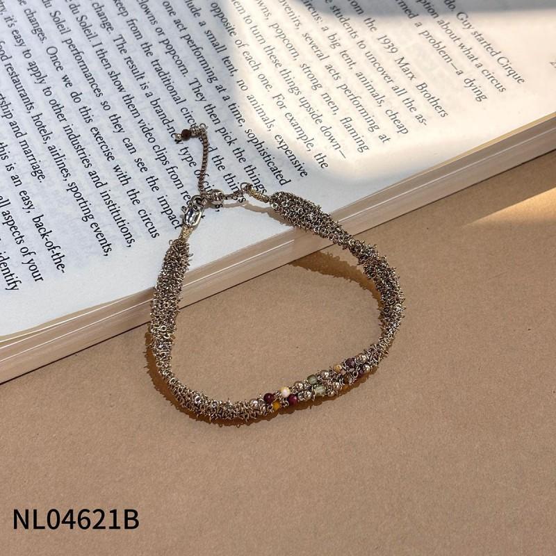 Handmade Floral Pearl Bracelet Women With Freshwater 18K Gold Plated Alloy Sweet Elegant Jewelry Accessory