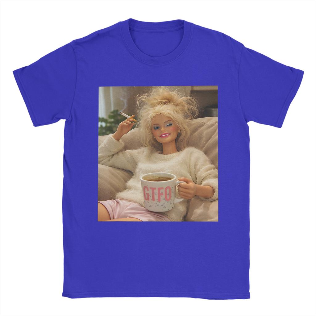 Funny Disgusting Doll Face Smoking Meme TShirt Men Funny Pure Cotton Tees Round Neck Short Sleeve T Shirt Gift Idea Clothing