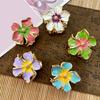 Friendly Metal Gardenia Barrettes Practical Hair Clip Slip Resistant Design Quick Fastening for Office Event and Outdoor