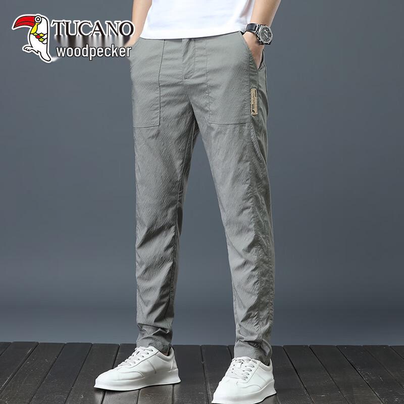Tucano Men s Ice Silk Straight-Leg Casual Pants 29
