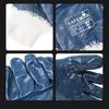 Junyu B7072-8 Full-Dip Blue Nitrile Gloves