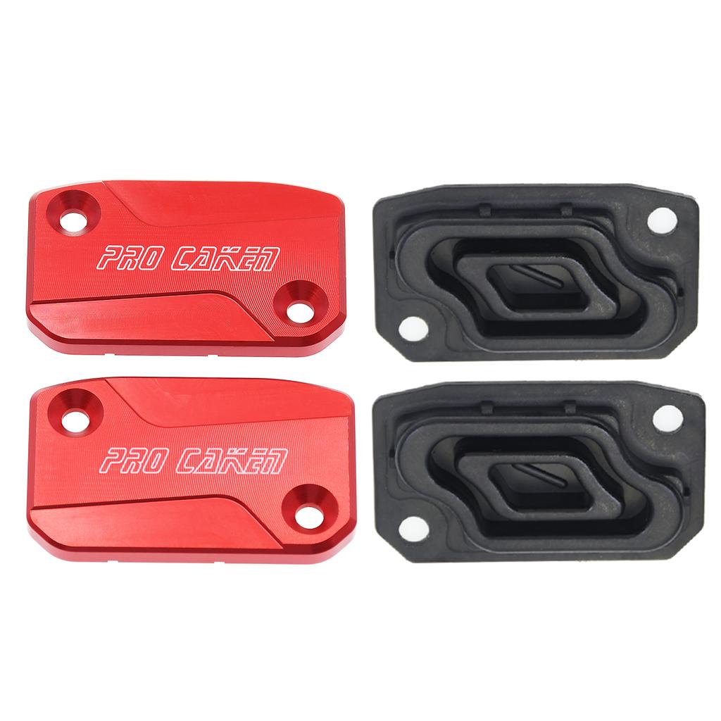 CNC Front Brake & Clutch Fluid Reservoir Cover Cap For KTM 125 150 200 250 300 350 450 500 EXC EXCF SX SXF XCF XCW TPI Six Days