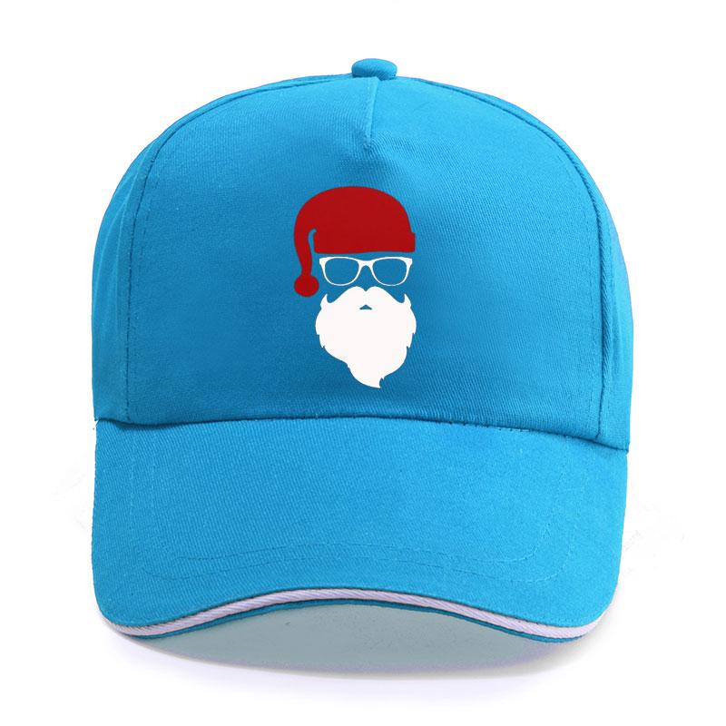 New Santa Father Christmas Festive Custom Funny Baseball Cap Unisex Women Unisex Cotton Hat Snapback Hats Trucker Caps SunHats