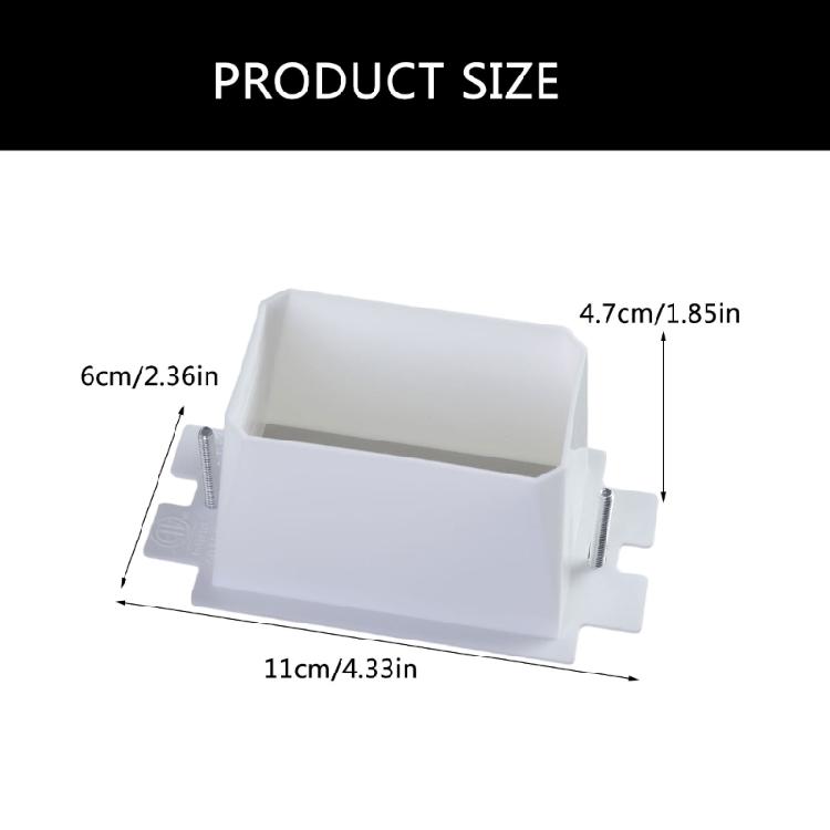 Electrical Outlet Box Extenders with Screws Multifunction Outlet Extender Upgrades for 1 Gang Power Switches Application