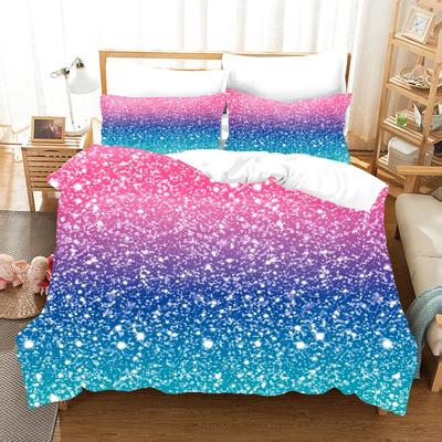 Dropshipping Bettbezug Bettwäsche-Set 2/3 Teile King Size Bettwäschesets Heimtextil Bettset Queen Size Dazzle Colour Serie Neu