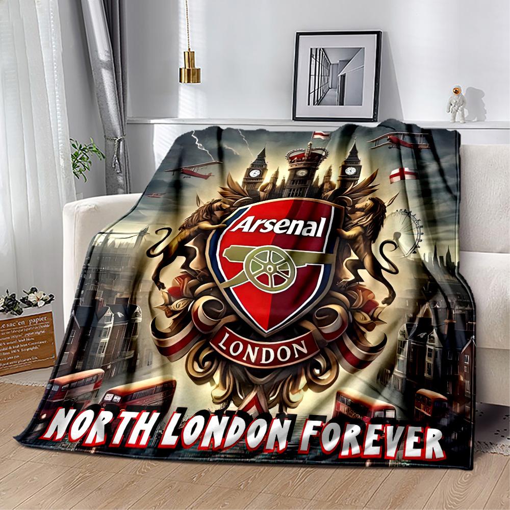 Arsenal Blanket Soft Warm Cozy Perfect for Bed Chair Office Chair All-Season Use Modern Style Best Holiday Gift for Friends Family