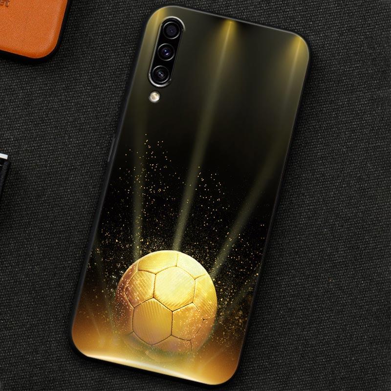 Soft Case For Samsung Galaxy A30 A30S A50 A50S A10S A70 A20S A10 A40 A7 A9 2018 Silicone Back Cover Football Passion Soccer Ball