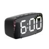 12/24H Display LED Desk Clock Temperature Display Mirror Digital Alarm Clock  Desktop