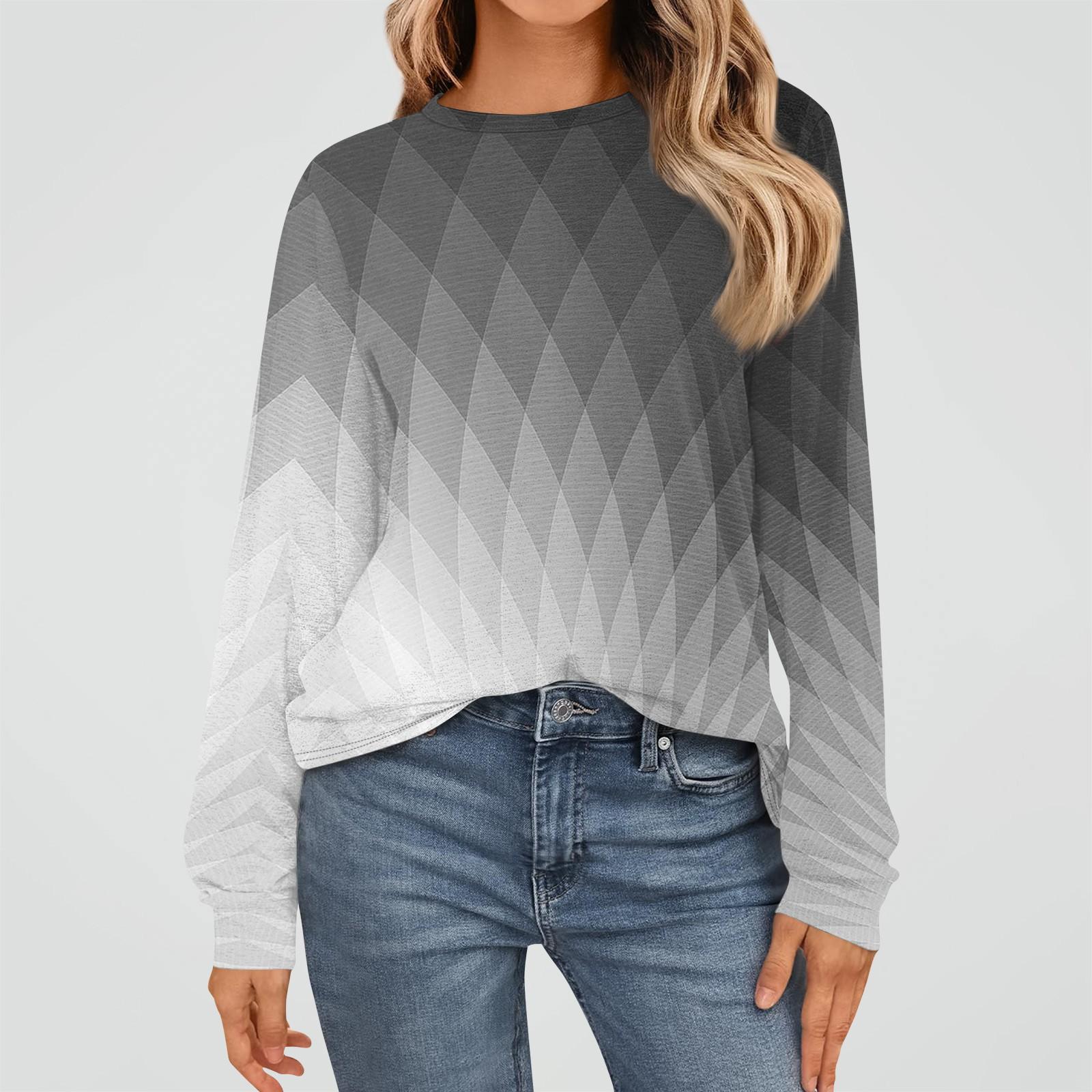 

Женская мода рубашки с длинным рукавом свободные облегающие с круглым вырезом базовые топы повседневные наряды XL