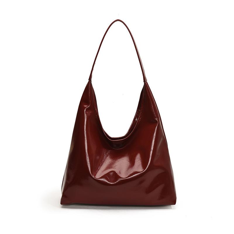 

Сумка-тоут в стиле ретро на весну, вместительная сумка подмышкой, модная и трендовая сумка на одно плечо, универсальная женская сумка для поездок на работу 37*34*11cm красный