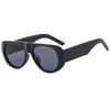 Lunettes de soleil surdimensionnées de marque de luxe vintage designer pour femmes et hommes, verres de soleil populaires punk coupe-vent à grande monture, UV400