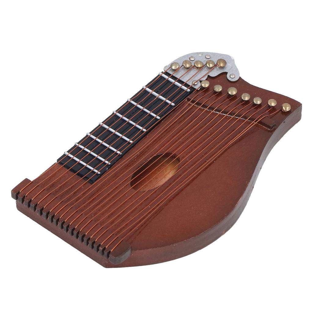 Guzheng Modell Holz Miniatur Guzheng Musikinstrument Modell Display für Heimdekoration