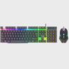 Bosdon 8310 Gaming Keyboard and Mouse Set: Wired, Mechanical-Feel, Suspended Keys, Luminous USB.