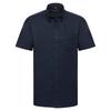 Russell Collection Mens Classic Oxford Short-Sleeved Shirt