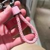 1Pcs Handmade Leather Car Keychain Pendant Exquisite Personalized Horse Key Chain Rope For Men And Women Diy Accessories