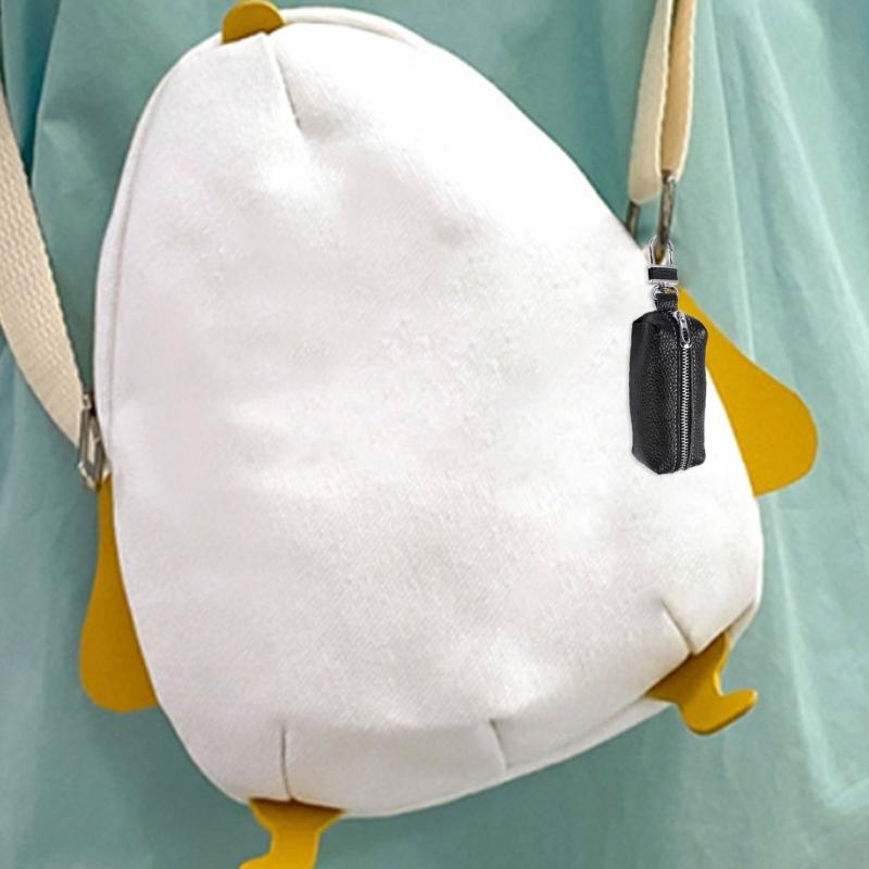 Leather Men Women Key Holder Keychain Bag Organizer Car Keys Holder Pouch Multifunctional Small Wallet Mini Purse Holder