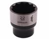 12-Point Socket 3/8". 22 Mm. Crv50Bv30. Din 3124. Waryński