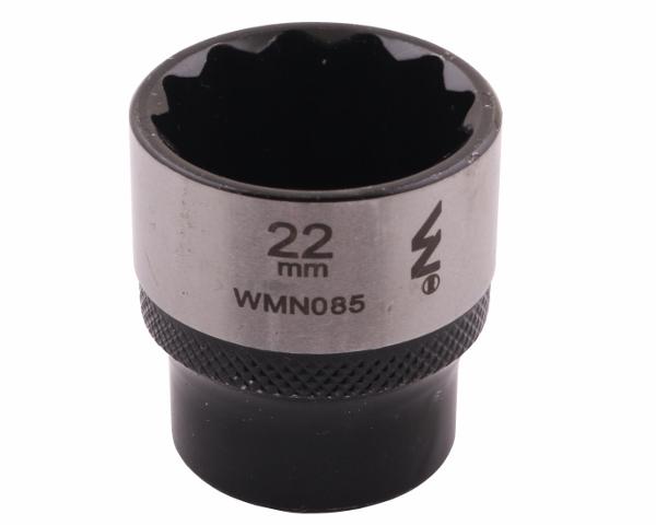 12-Point Socket 3/8". 22 Mm. Crv50Bv30. Din 3124. Waryński