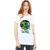 Marvel Womens/Ladies Loki Throne Cotton Boyfriend T-Shirt
