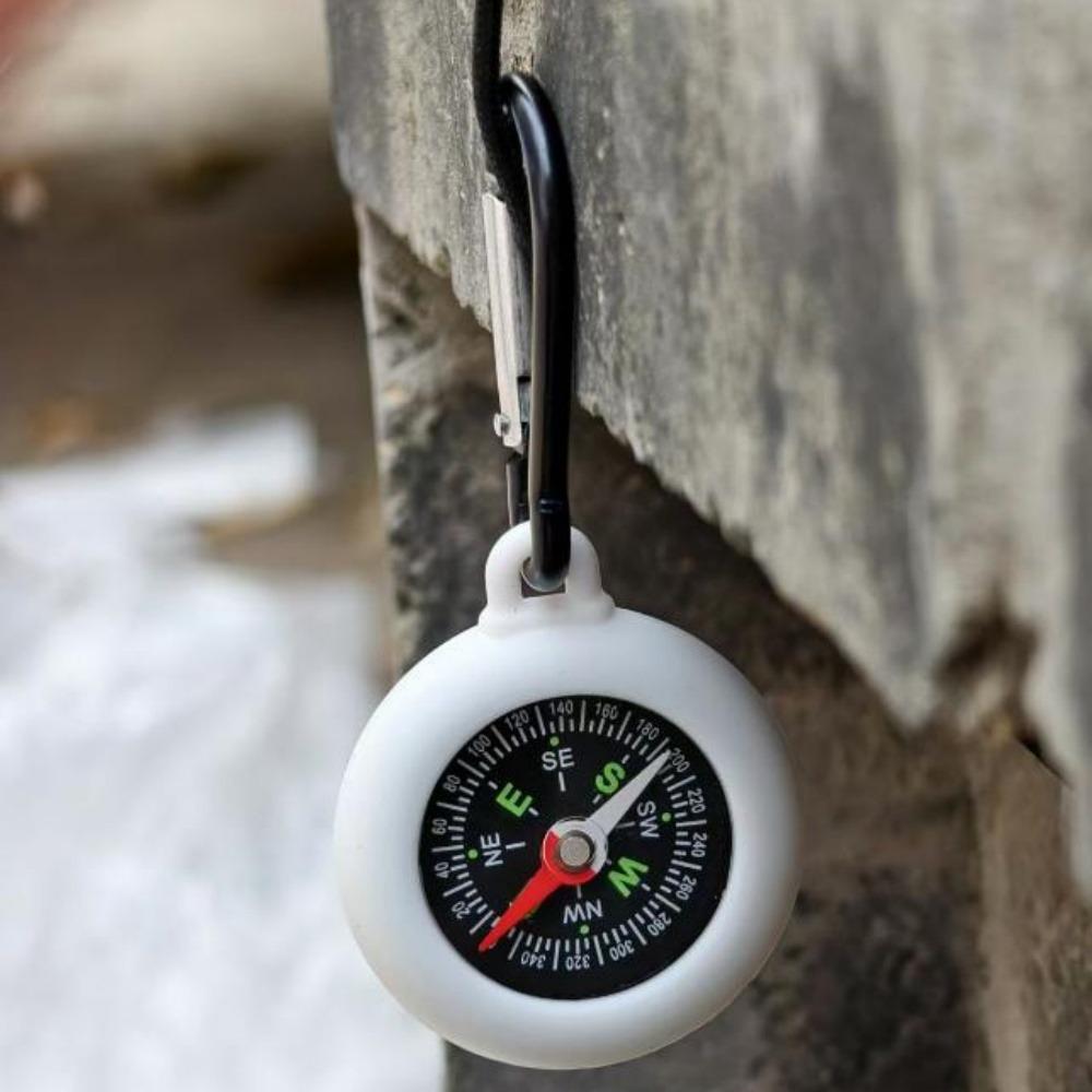 Mini Outdoor Survival Compass Carabiner  For Camping and Outdoor Exploration