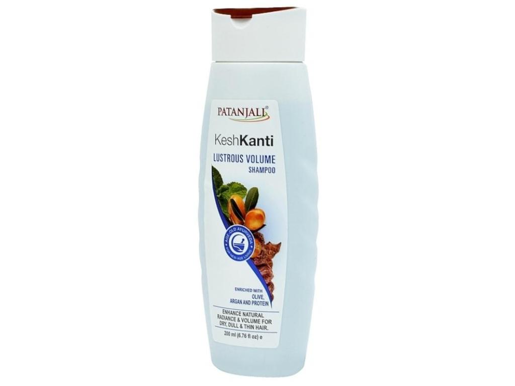 Hair shampoo Shiny volume Patanjali Kesh Kanti Lustrous Volume Shampoo