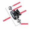 17mm Ball Head Adapter 1/4 Inch Screw Ball Head Mount Portable Camera Adapter Head  Photography