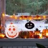 Yousheng Halloween Pumpkin Lantern Spooky LED Light-up Curved Pumpkin Lamp with Sound for Trick or Treat Parties Indoor Outdoor Desktop Decor