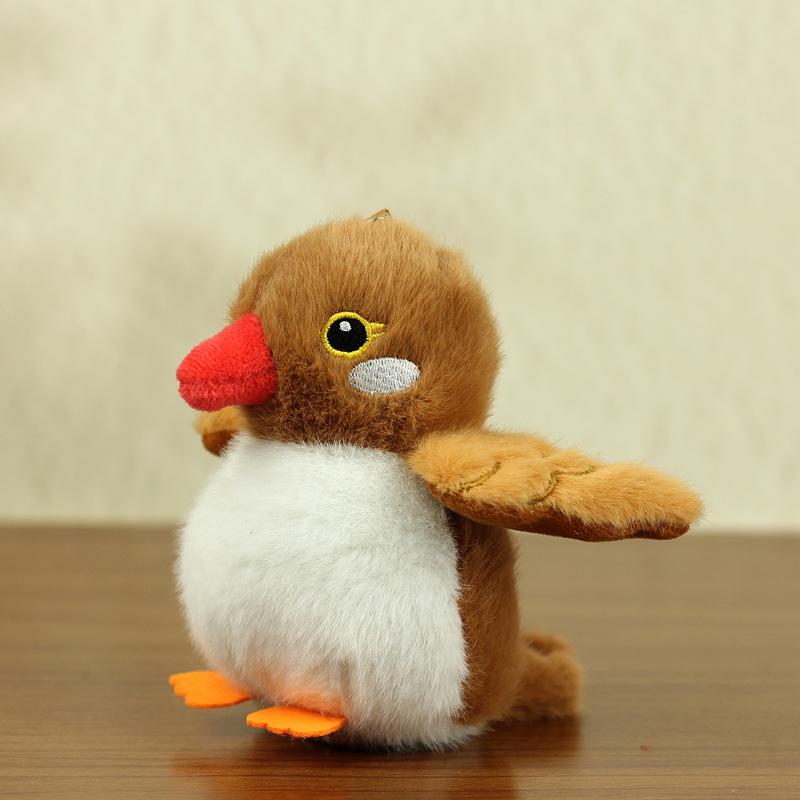 Internet Celebrity Penguin Parrot Chicken Plush Toy Bag Pendant - Cute School Bag Plush Doll Birthday Gift